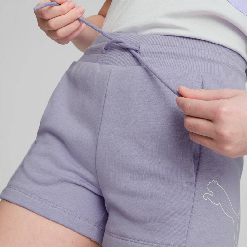Power cat hugh-waist girls shorts image number null