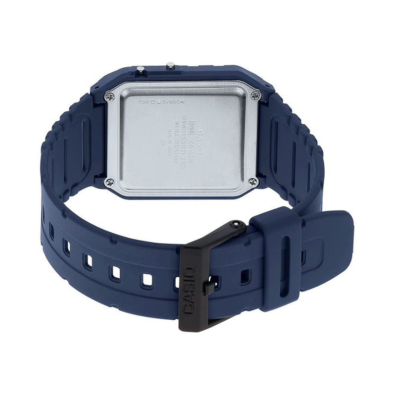 Blue resin digital watch-null