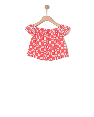 Μπλουζα tencel hearts geometry