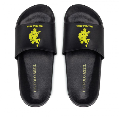 U.s. Polo assn gavio slides, Black, medium