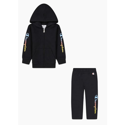 Champion inf girls set, Black, medium
