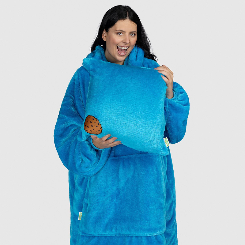 Sesame street cookie monster fluffy oodie™ original image number null