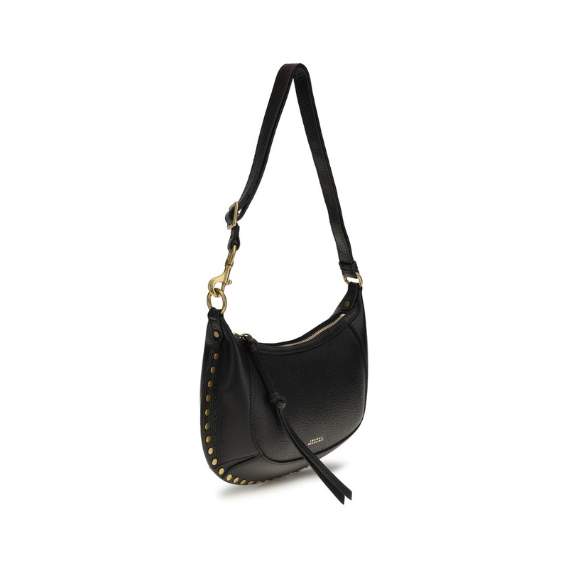 Black calf leather bos taurus shoulder bag-null