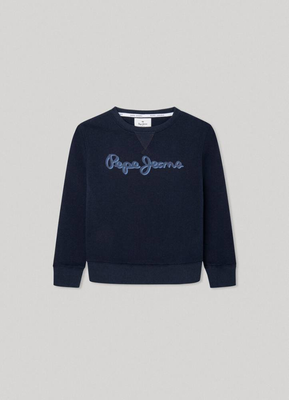 Nolan crew pullover kids boy pullover kids boy, Navy, medium