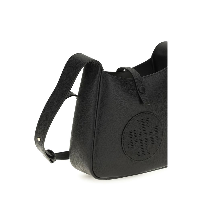 Black calf leather bos taurus shoulder bag-null