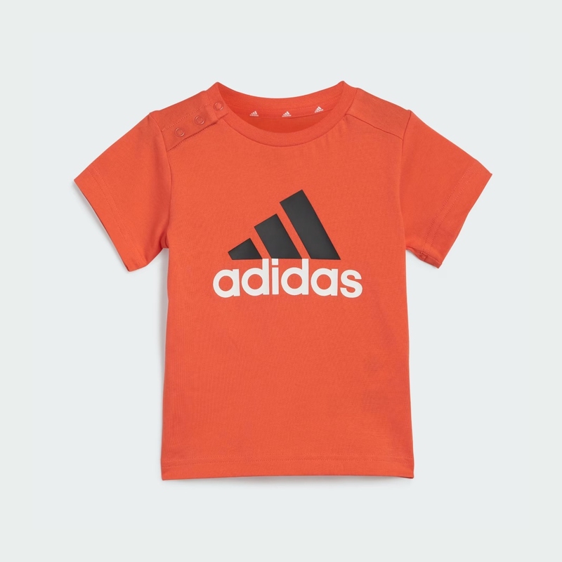 Adidas essentials organic cotton tee and shorts set iq4132-null