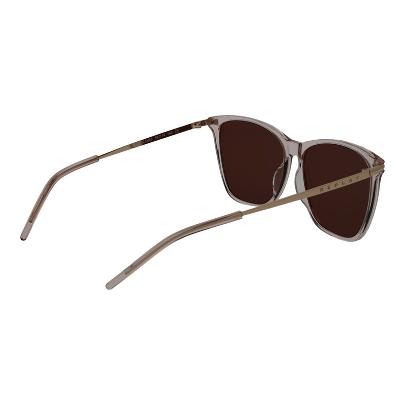 Beige plastic sunglasses-null