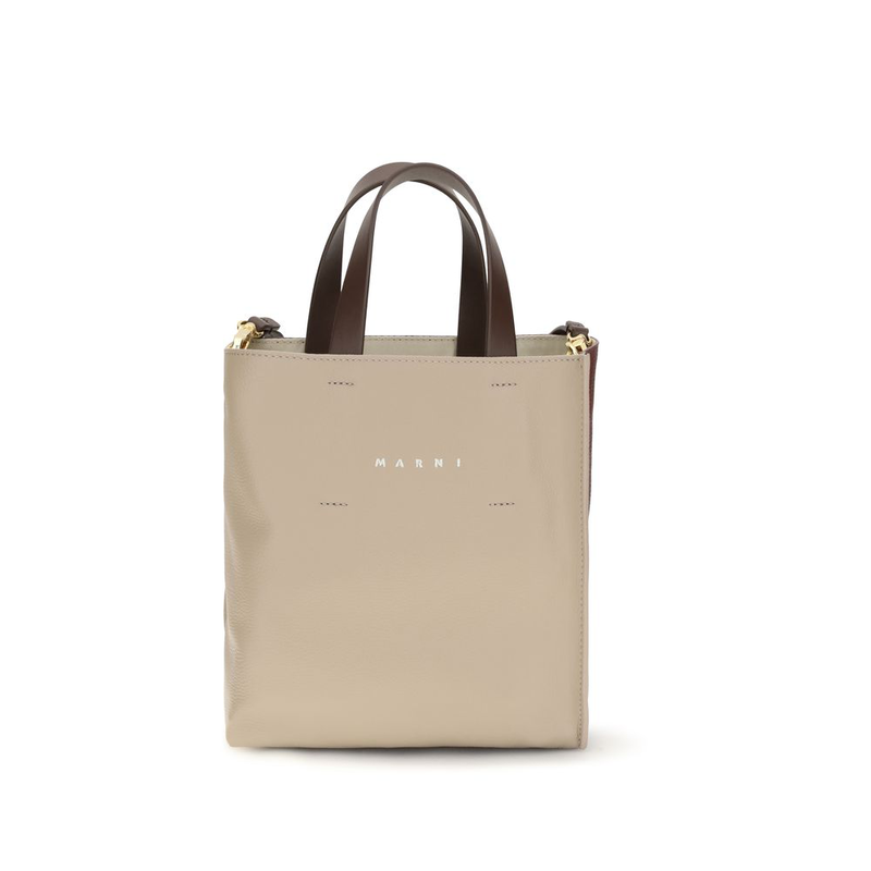 Beige calf leather bos taurus handbag-null