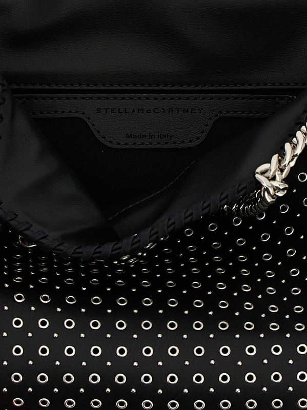 Black polyester handbag-null