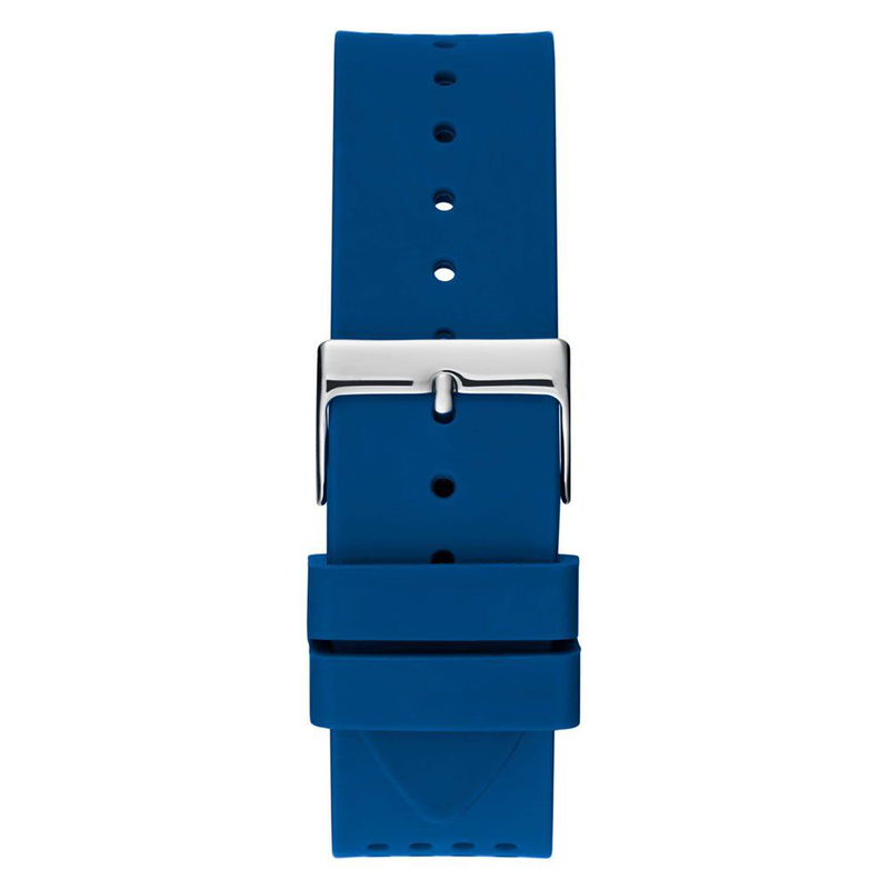 Blue synthetic digital watch-null