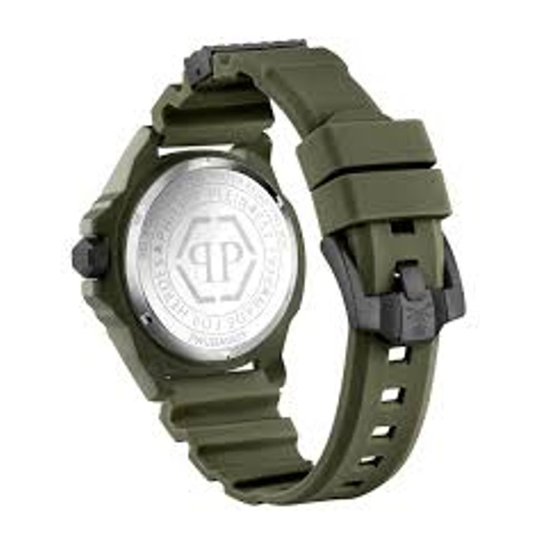 Bicolor synthetic dress watch-null