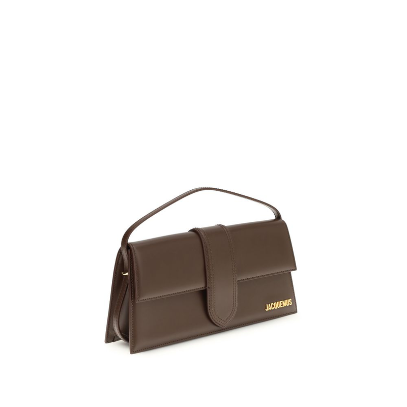 Brown calf leather bos taurus shoulder bag-null