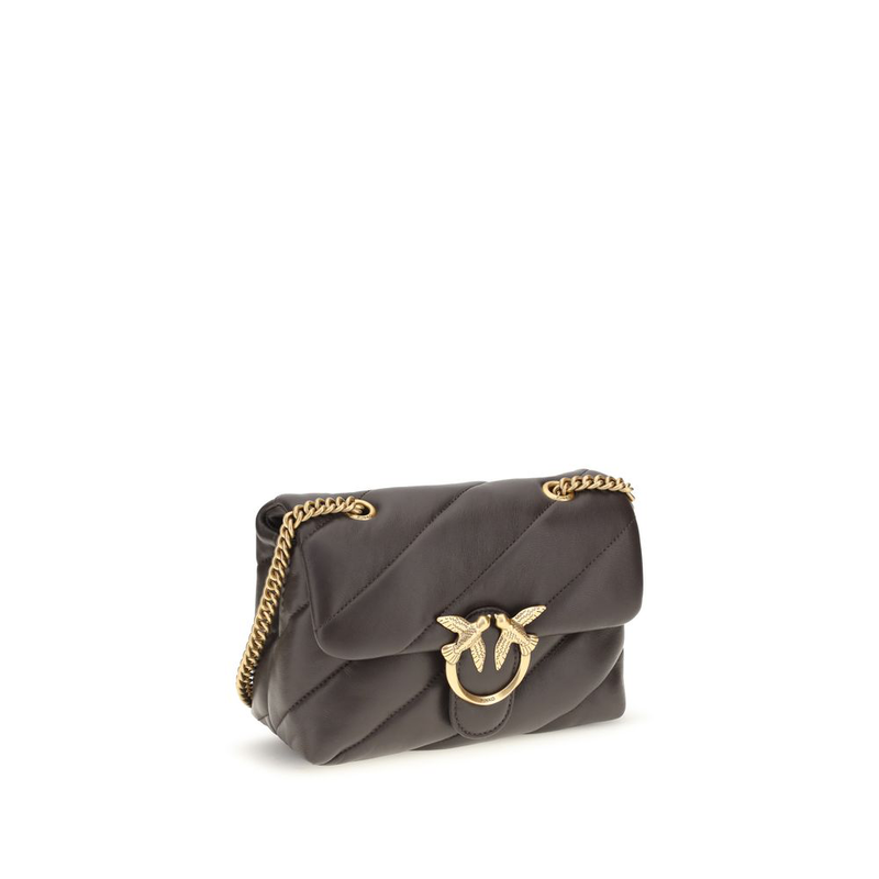 Brown calf leather bos taurus shoulder bag-null
