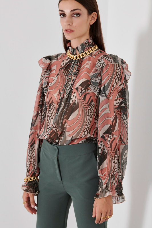 Be you chiffon shirt-null