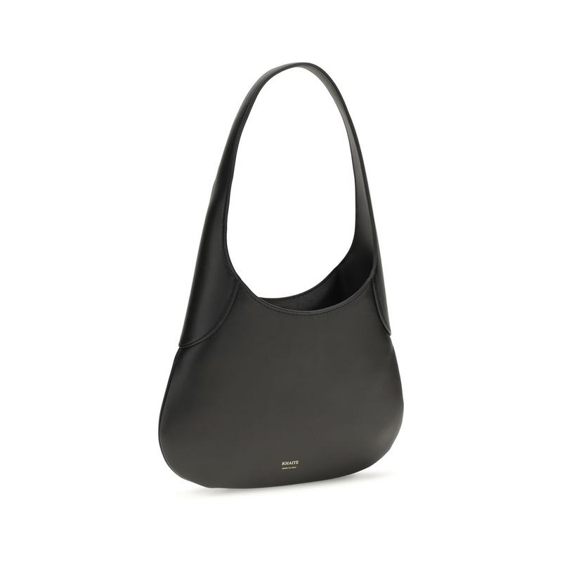 Black calf leather bos taurus shoulder bag-null