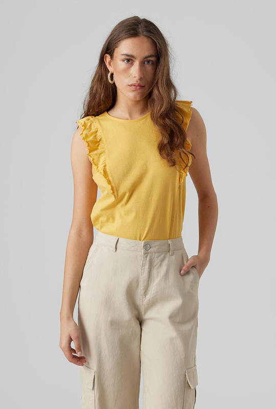 Vero moda emily sl frill top image number null