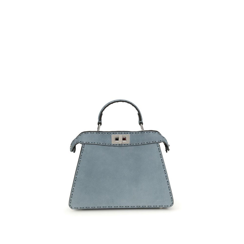 Blue calf leather bos taurus handbag-null