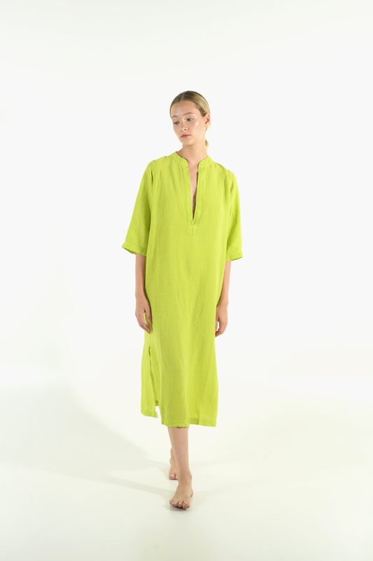 Jasmine linen dress image number null