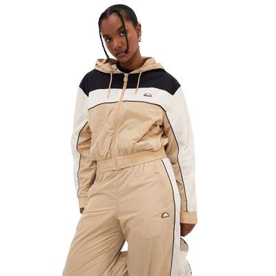 Sartoria applejack cropped track top, Beige, medium