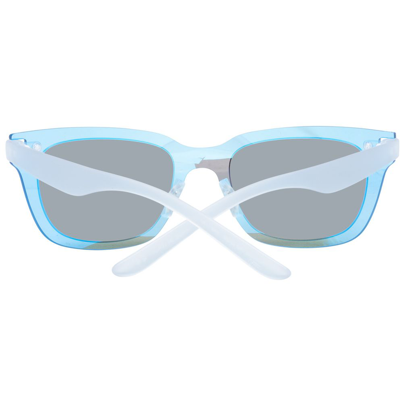 Blue plastic sunglasses-null