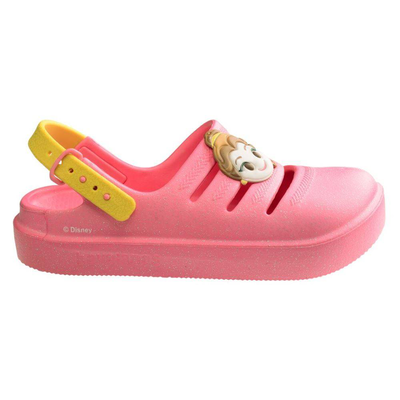 Kids clog princesas, Pink / Yellow, medium