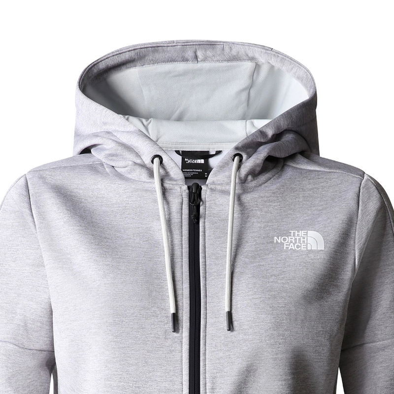 The north face w reaxion fl f/z HD tnf light gre-null