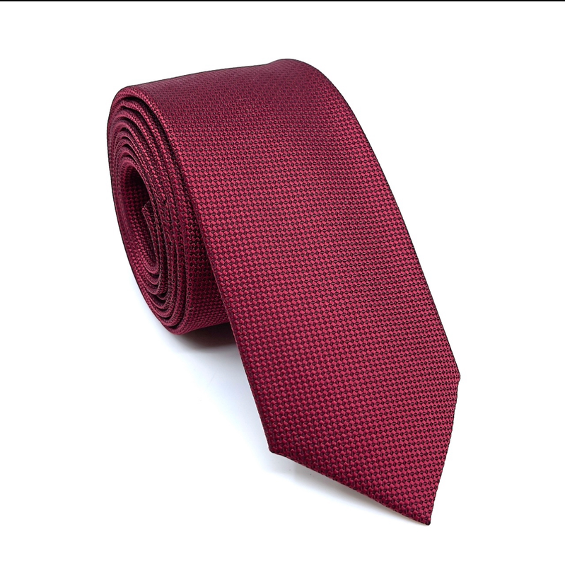 Micro-patterned tie with handkerchief image number null