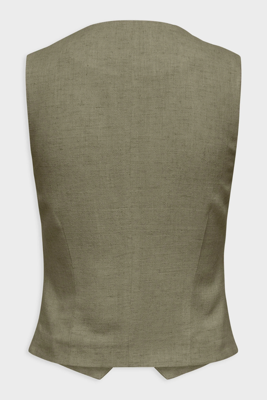 Only siesta linen vest-null