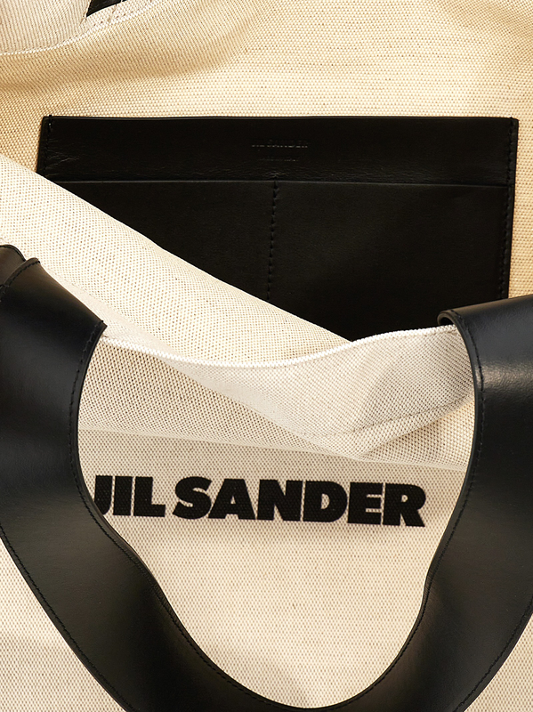 Bicolor cotton tote bag-null
