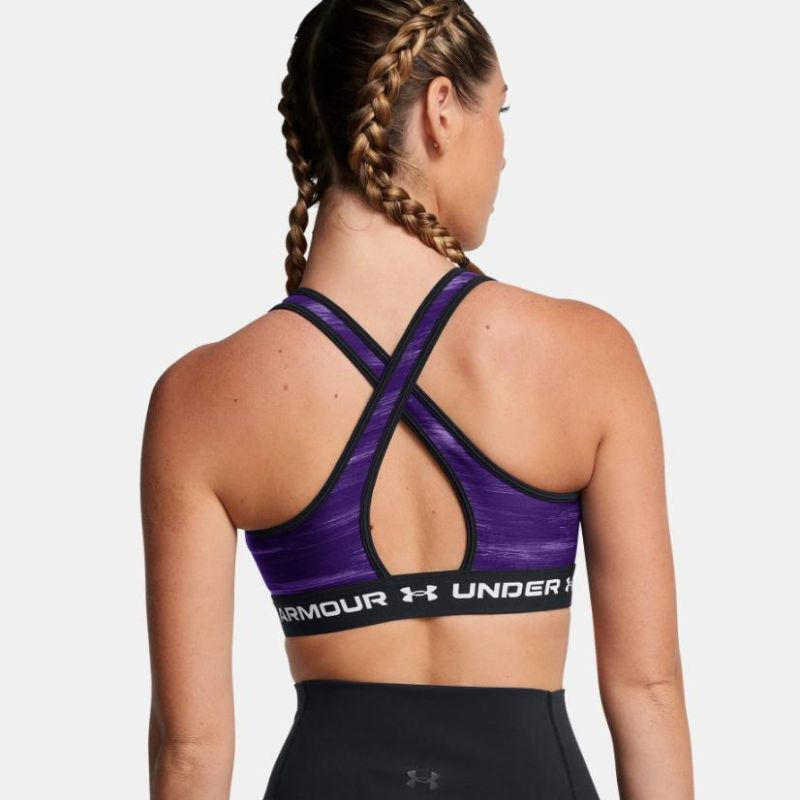 Under armour women crossback mid print bust-null
