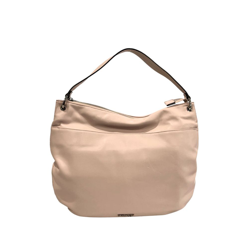 Pink pu women shoulder bag-null