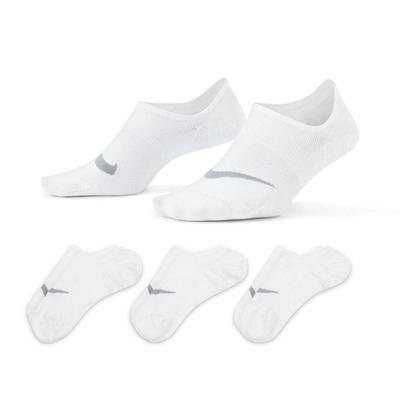 Women performance lightweigh 3-pack socks, White / Grey, medium