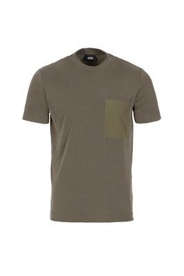Khaki brooks t-shirt v1 ci, Kkhaki, medium