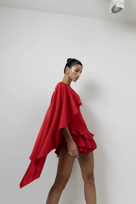 Trqz rosalia cape, Red, medium