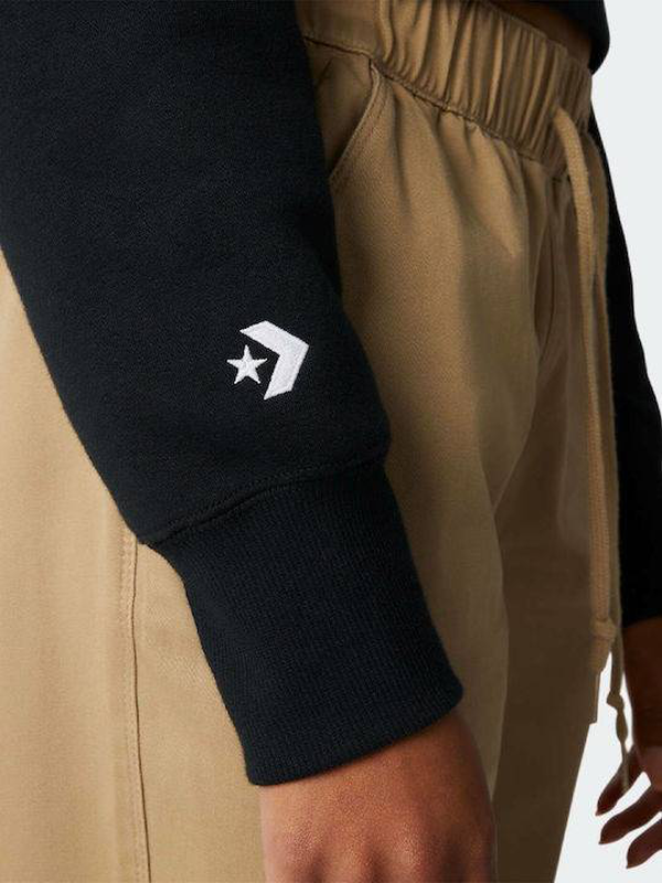 Womens wordmark fleece crew image number null