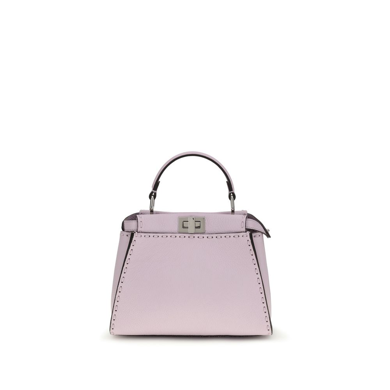 Purple calf leather bos taurus handbag-null