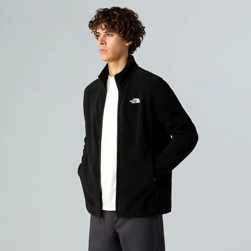 The north face m glacier flc jkt tnf black, small-null