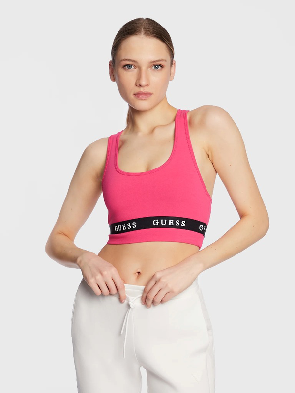 Guess aline top eco stretch jersey-null