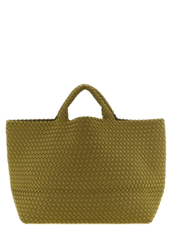 Bicolor nylon handbag-null