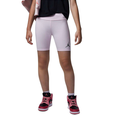 Girls essential bike short, Pink Foam, medium