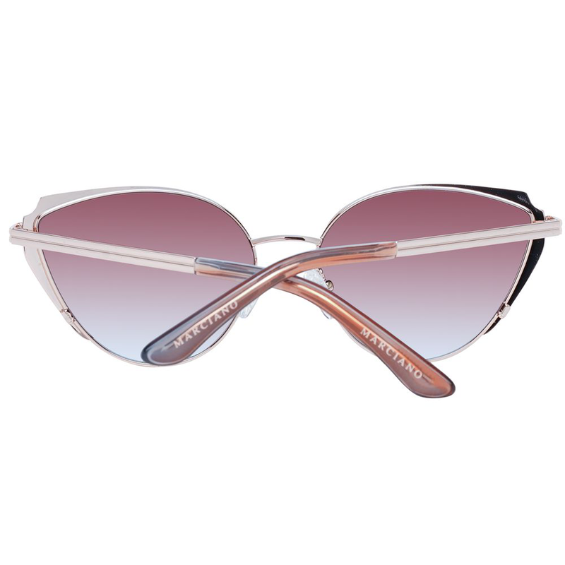 Rose gold metal sunglasses-null