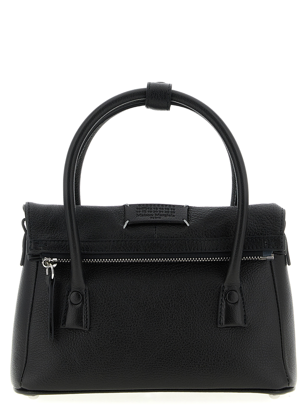 Black cashmere handbag-null
