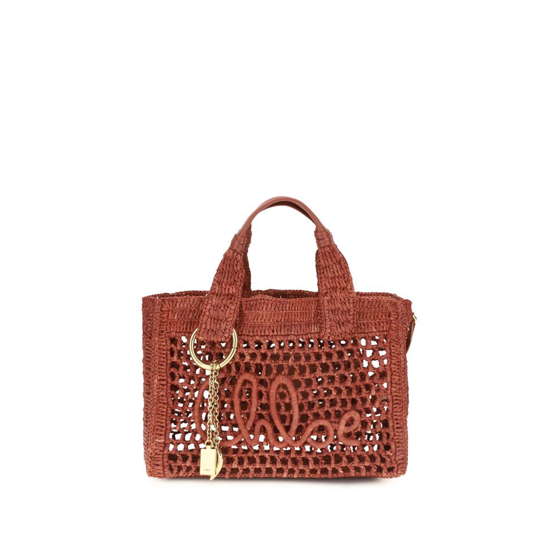 Multicolor raffia shoulder bag-null
