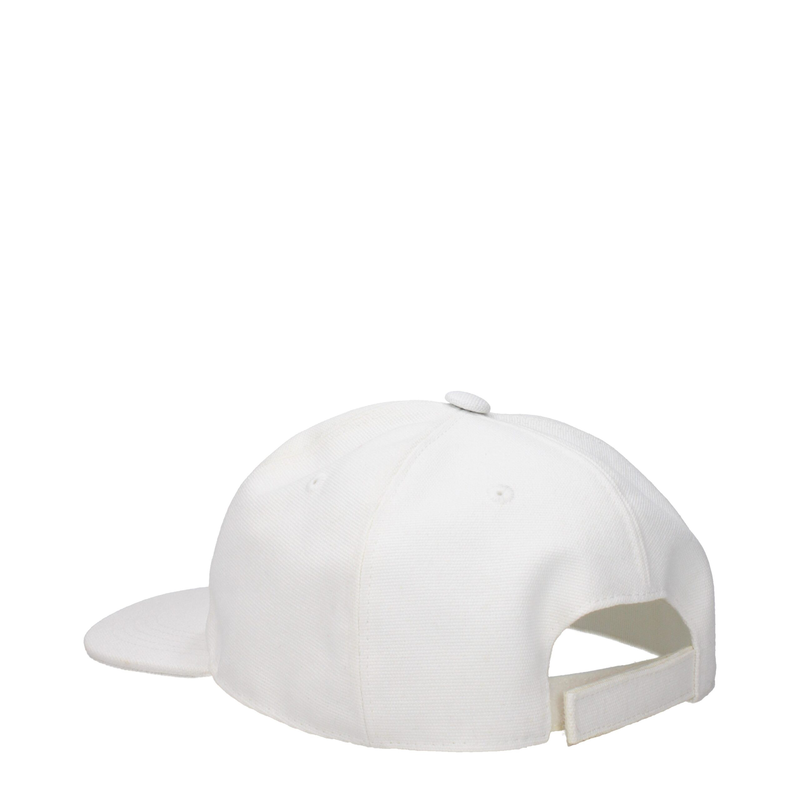 White cotton cap (baseball hat)-null