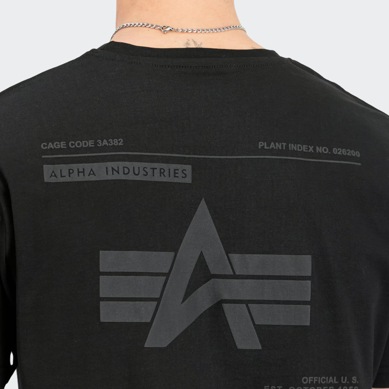 Label back print t-shirt-null