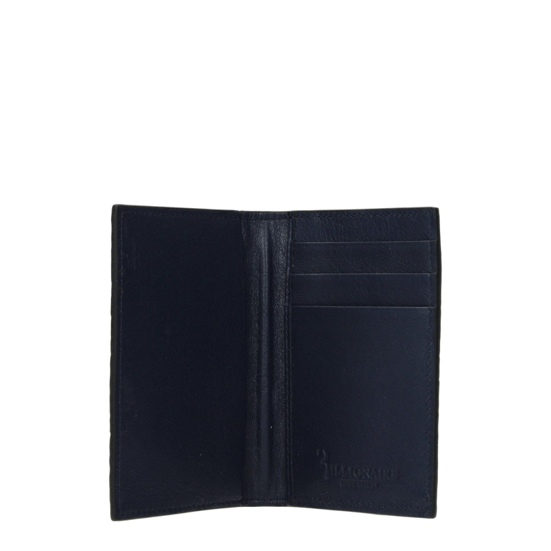 Blue crocodile cardholder-null