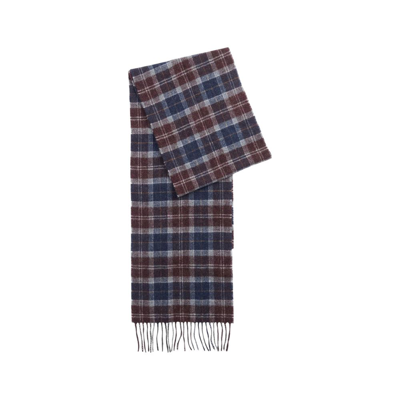 Bicolor wool scarf-null