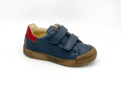 Naturino eindhoven vl leather sneakers, navy blue-garnet nat14n, Navy, medium
