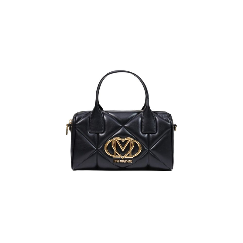 Black polyethylene handbag-null