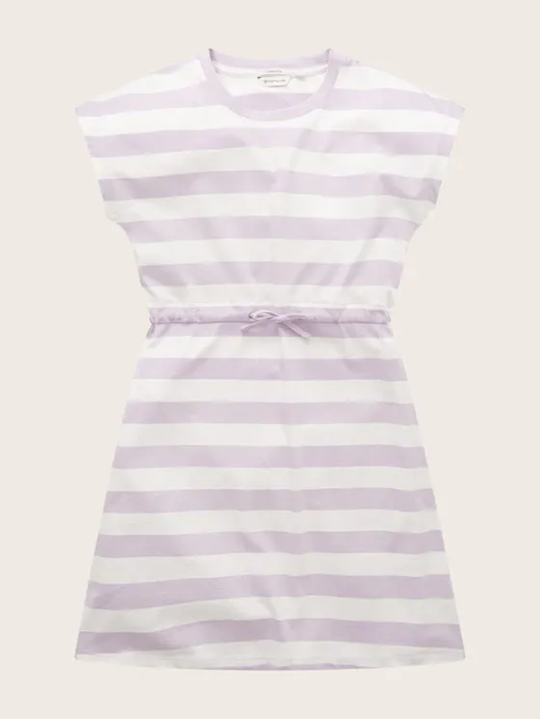 Striped dress kids girl image number null